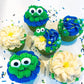 Sweets &   Boutique Cake Sprinkles - Navy Jimmies, Green Nonpareils, Blue Sugar Crystal, Lime Sugar Pearl - 4 Ounce Pack