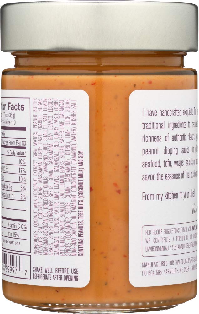 Watcharees Sauce Thai Peanut 12.8 Oz