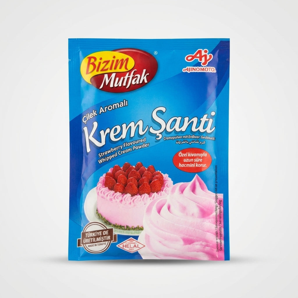 Bizim Mutfak Krem Santi 72g - Strawberry Whipped Cream Powder