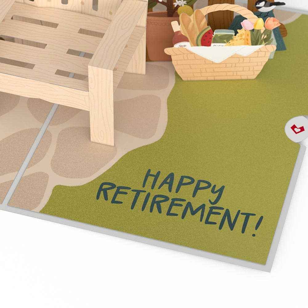 Take It Easy Retirement 5''x7'' Card, Pop-Up Cards