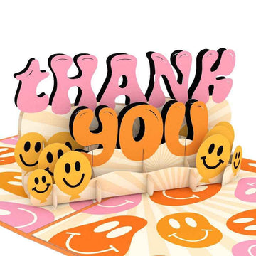 All Smiles Thank You 5''x7'' Card, Pop-Up Cards