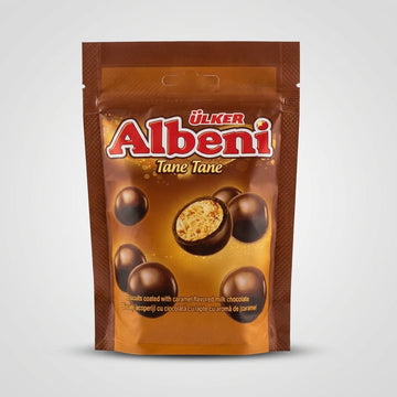 Ülker Albeni Tane Tane 67g - Caramel Chocolate Coated Biscuits