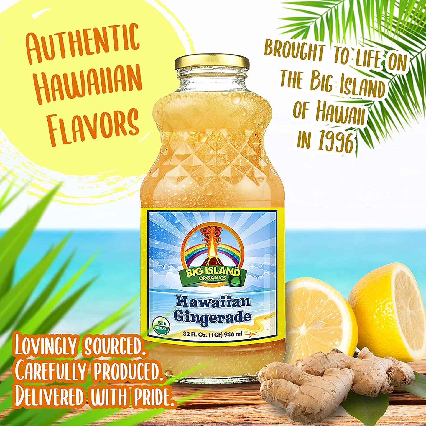 Hawaiian Gingerade 32Oz (1 Pk)