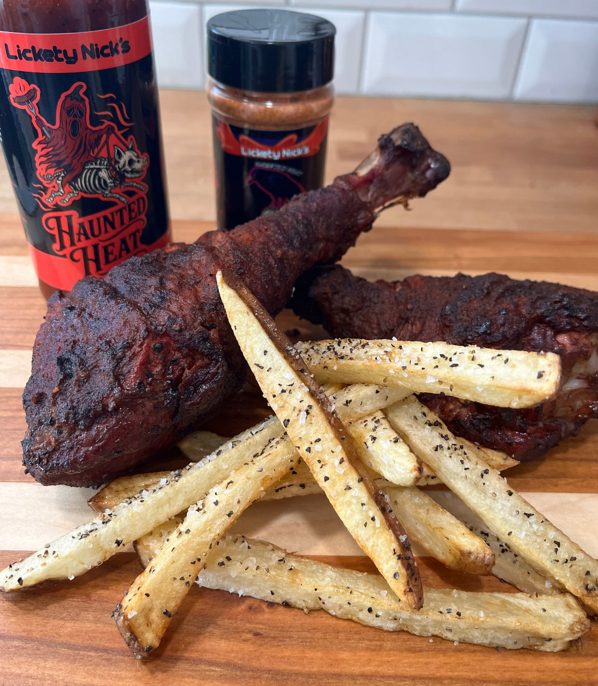Haunted Heat BBQ Sauce, Sweet, smoky BBQ… then the heat haunts you