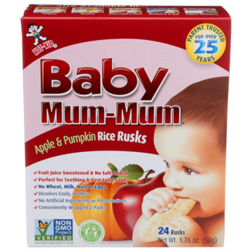 Hot Kid, Mum Mums Baby Apple, 1.76 Oz, (Pack Of 6)