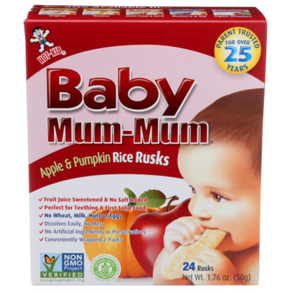 Hot Kid, Mum Mums Baby Apple, 1.76 Oz, (Pack Of 6)