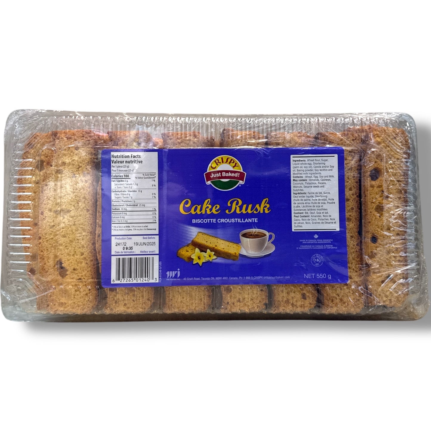 Cake Rusk Sweet Biscuit Sticks – Crispy Tea Time Treats