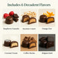 Andy Anand Sugar-Free Belgian Chocolate Truffles, 24 pc, 60% Cacao – Espresso, Hazelnut, Strawberry, Coconut, Cherry & Orange, Keto Gift