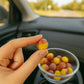 Andy Anand Chocolatier Sugar Free Pear Drop Hard Candy, Boiled in Copper Kettle for that unique taste, Flown from Europe 25 Pieces - Sugar & Aspartame Free - Naturally Flavored & Sweetened - Non-GMO, Gluten Free, Keto & Diabetic Friendly