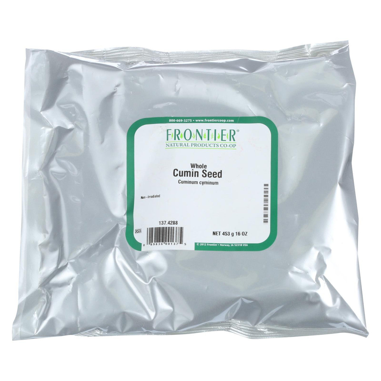 Frontier Cumin Seed Whole, 1 Lb