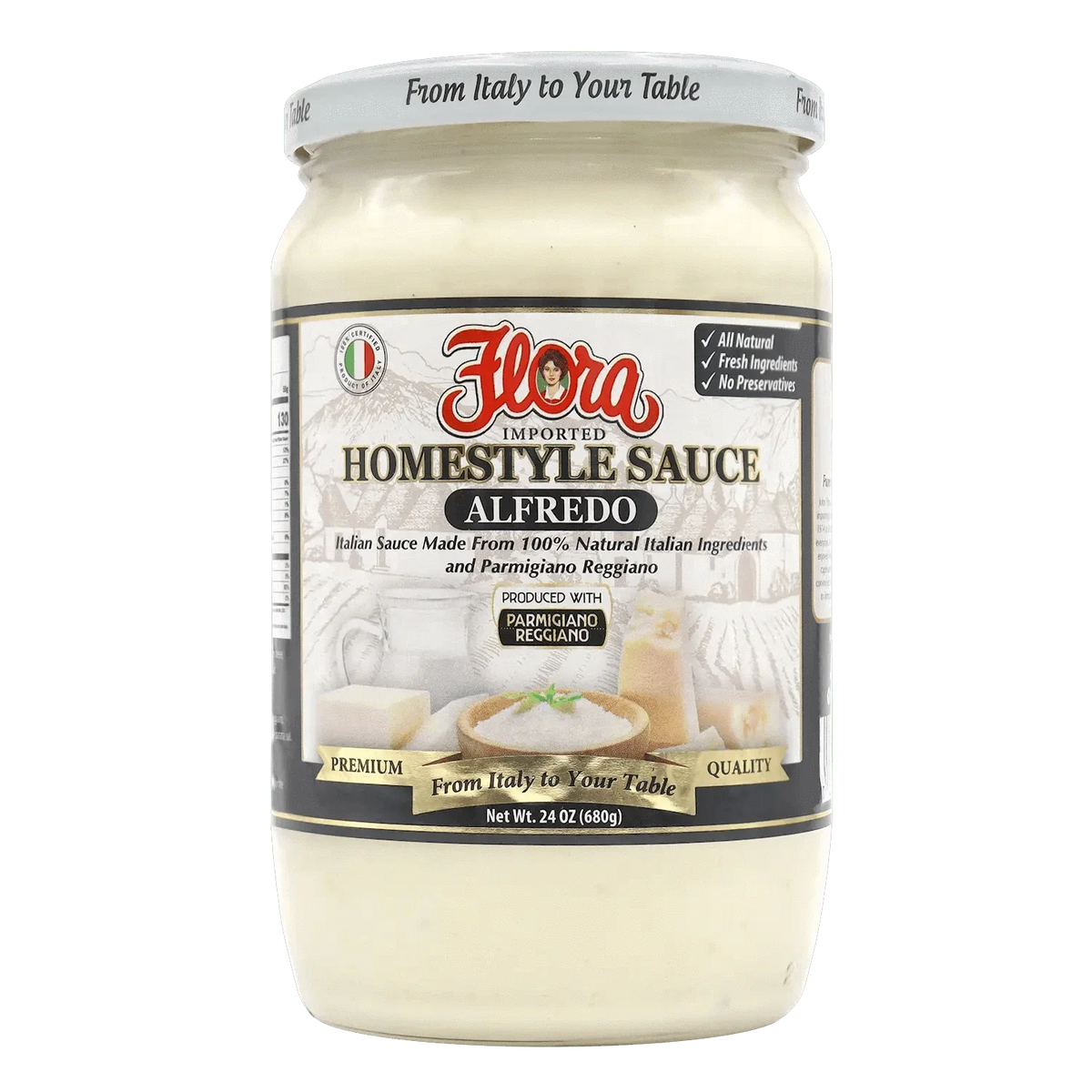 Homestyle Alfredo Sauce - 24 oz