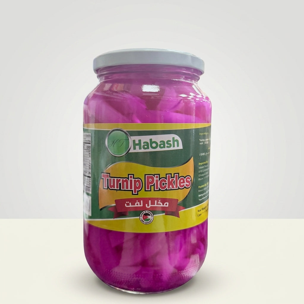 Habash Turnip Pickles 1000g - Premium Middle Eastern Pickled Turnips