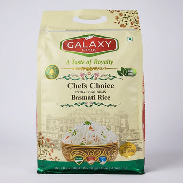 Galaxy Foods Chefs Choice Basmati Rice 10 LB - Extra Long Grain