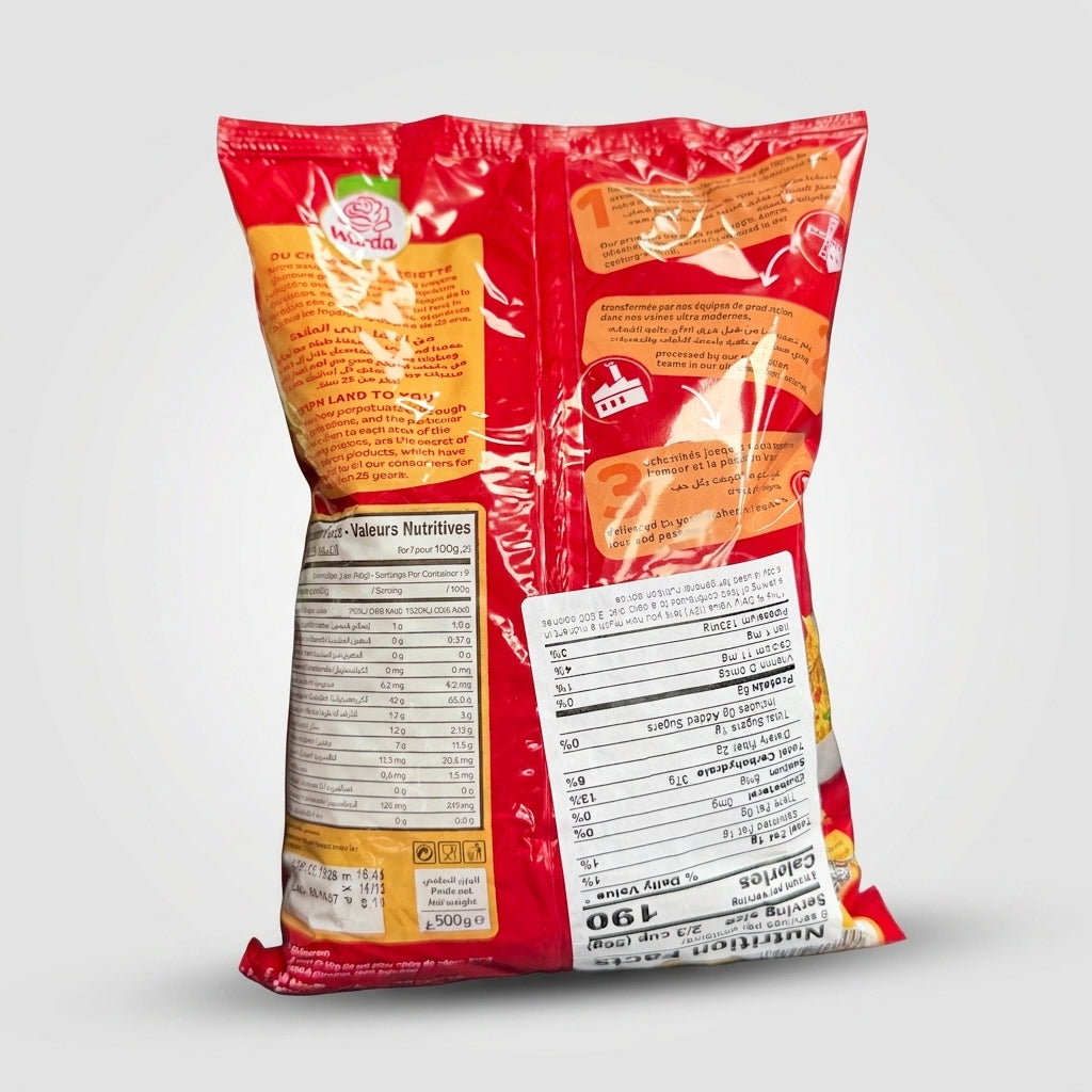 Warda Fell 2 Pasta 500g - 100% Durum Wheat Semolina Macaroni