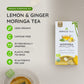 Organic Moringa Tea - Lemon & Ginger - Caffeine-Free Herbal Tea