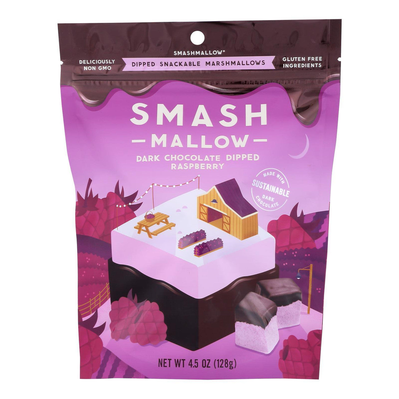 Smashmlw Drk Choc Raspbr ( 10 X 4.5 Oz   )