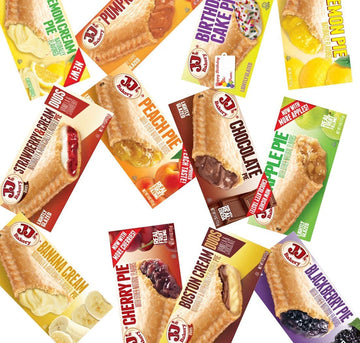 JJs Bakery Assorted Variety Pack Snack Pies, Individual Dessert, Fresh-Baked, Perfect for Snacks, Nut-Free, Kosher Parve, 4 Oz