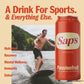 Saps Rapid Rehydration Sports Drink - 12 Cans, Passionfruit With Electrolytes And Adaptogens For Workouts, Wellness - Zero Artif