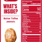 Fisher Snack Butter Toffee Peanuts, 5.5 Ounces (Pack of 6), No Artificial Colors or Flavors