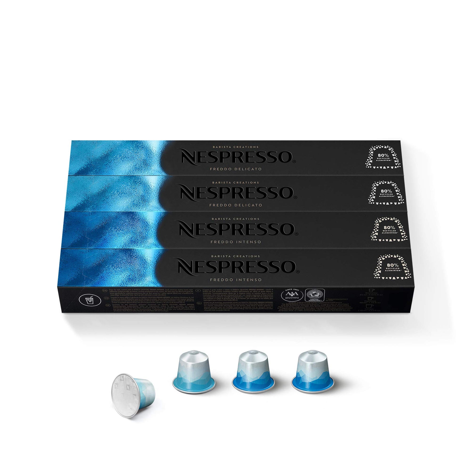 Nespresso Original Line Iced Coffee Variety Pack, 1.35 Oz, 40 Count (Original Line Only)