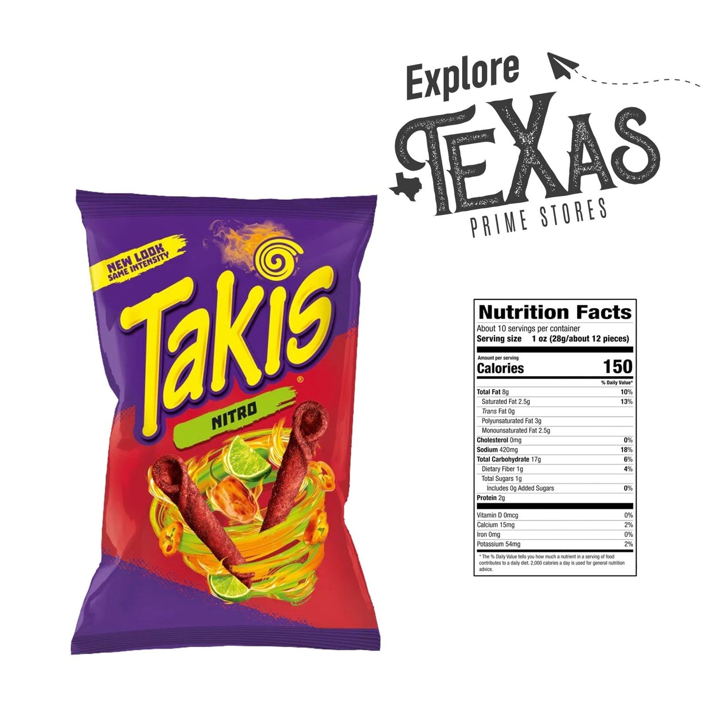 Takis Nitro Sharing Size Rolled Tortilla Chips 4-Pack, Hot Chili Pepper, 9.9 oz Bags