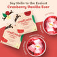 Craftmix Cranberry Vanilla Cocktail & Mocktail Drink Mixer, Skinny Mixes - Water Flavoring Packets - Made With Real Fruit - Vegan, Low-Carb, Low-Sugar, Non-Gmo, Dairy Free, Gluten Free, 12 Pack