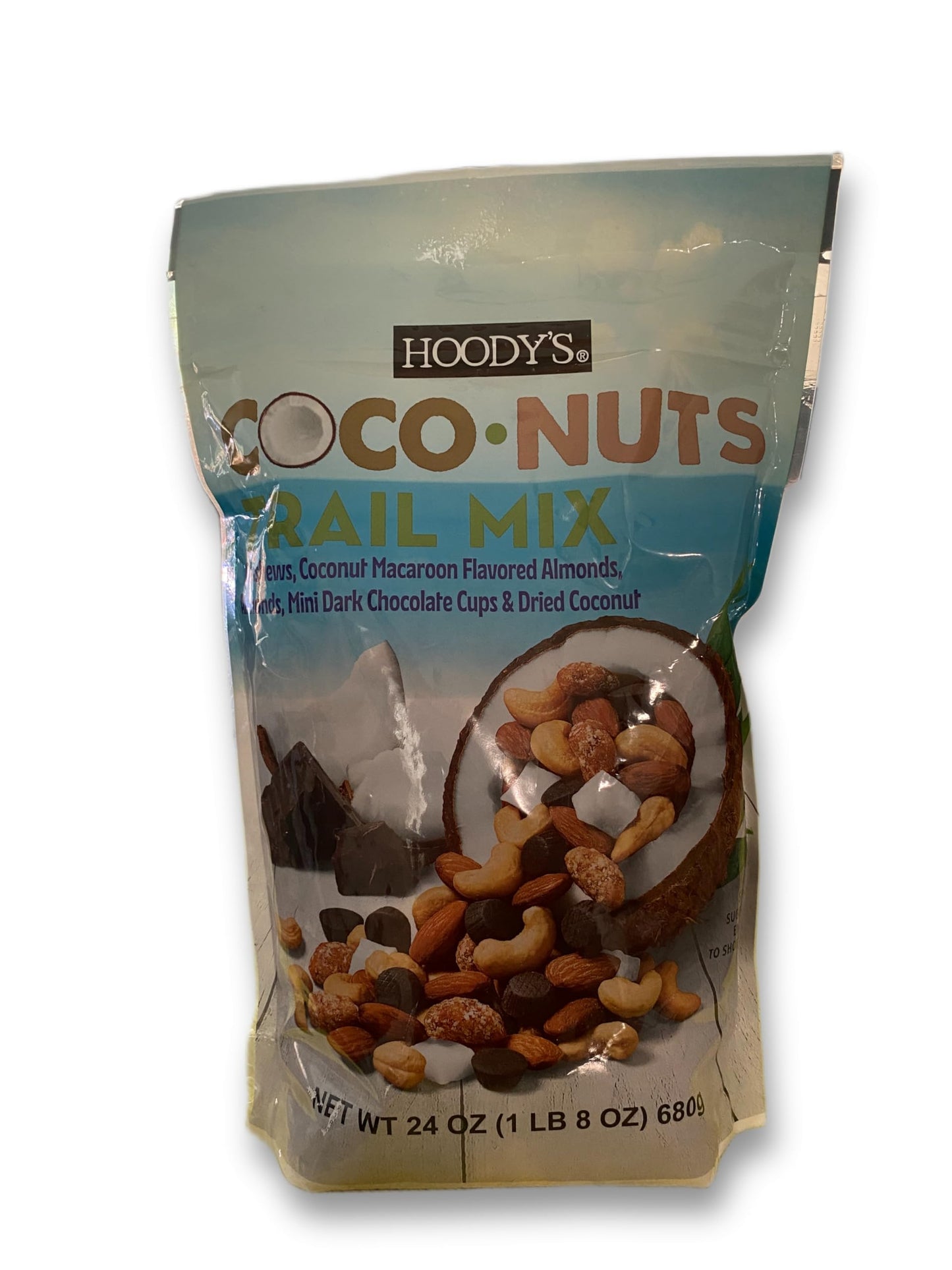 Hoodys Trail Mix with Coconut, Cashews, Almonds, Dark Chocolate - 24 oz Bag