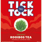 Tick Tock Organic Rooibos Tea Bags, Original Flavor, Pack of 4 (80 Bags Each), Red