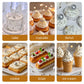Sugarzy Christmas Silver Pearl Sugar Sprinkles, Edible Star Candy, 130g/4.58oz, Baking Cake Decorations, Cupcake Toppers