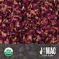 J MAC BOTANICALS Organic Rose Petals, Culinary Grade, 16 oz, Edible, Dry Rose Petals for Tea, Cooking, Crafts
