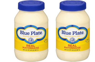 Blue Plate Real Mayonnaise, 30 Ounce Jar New (Two-Pack)