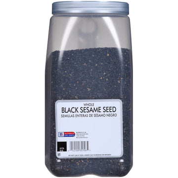 Mccormick Culinary Whole Black Sesame Seed, 5.5 Lb - One 5.5 Pound Container Of Bulk Black Sesame Seeds For Cooking, Perfect For Asian-Inspired Dishes