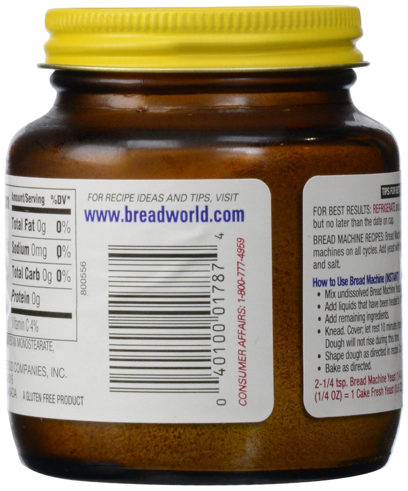 Fleishmann'S, Rapid Rising Dry Yeast, 4 Oz