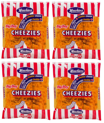 Hawkins Cheezies Multipack 30oz (1,640g) (Pack of 4) - by Snowbird Sweets (4 Count)