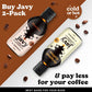 Javvy Cold Brew Coffee Concentrate - Original & Mocha, 6 Fl Oz (Pack of 2), Black