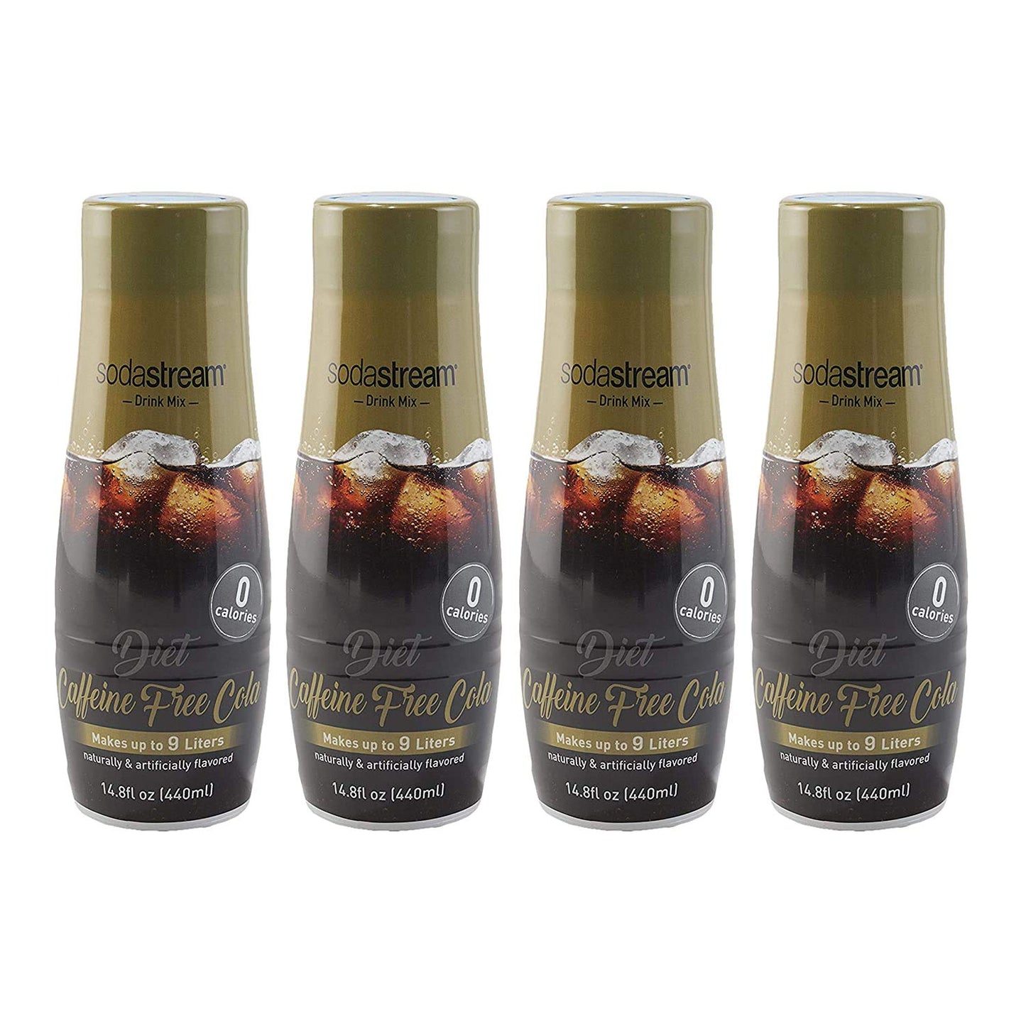 SodaStream Diet Caffeine Free Cola, 4-Pack, 14.8 Fl Oz Each, Model 1100983011