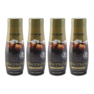SodaStream Diet Caffeine Free Cola, 4-Pack, 14.8 Fl Oz Each, Model 1100983011