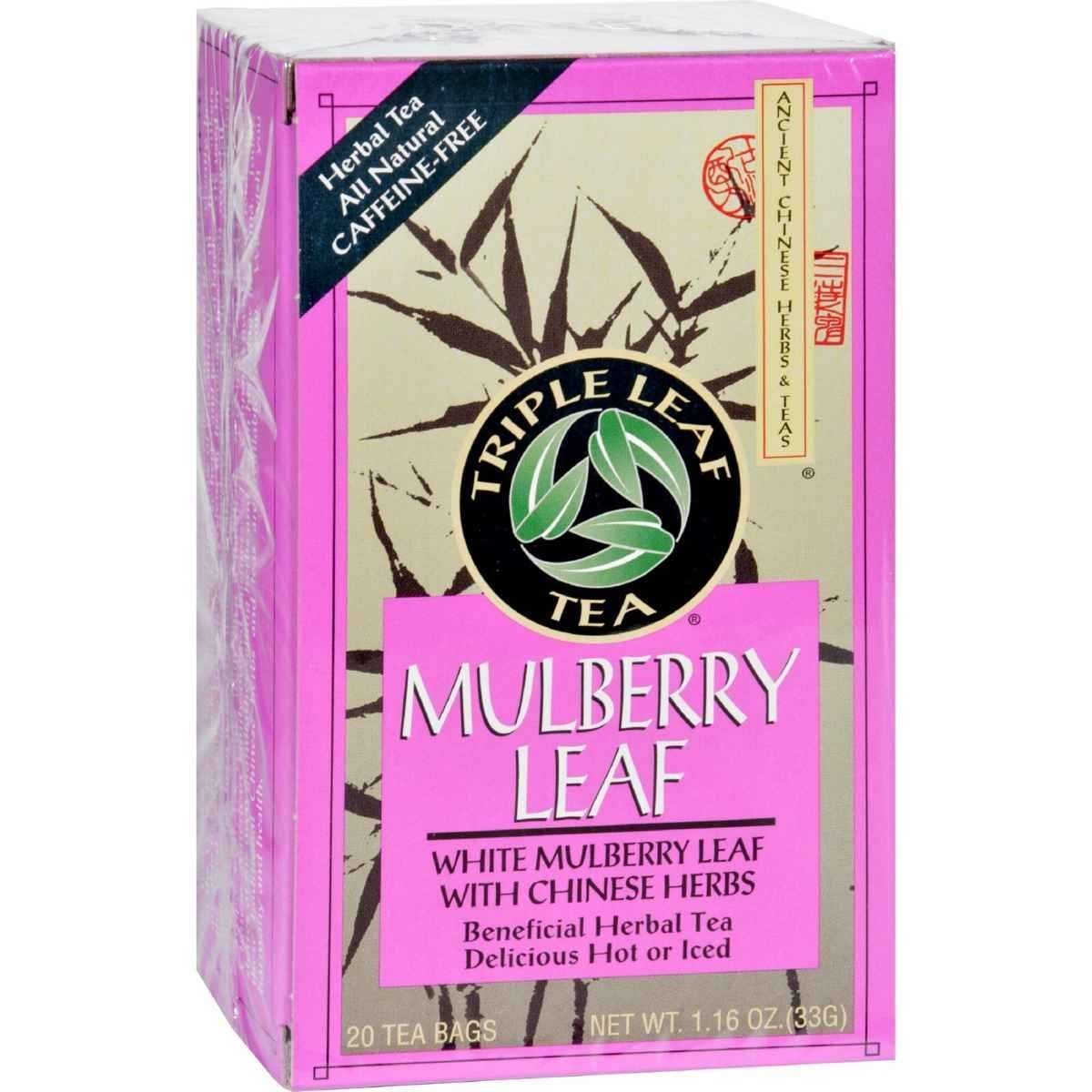 Triple Leaf Tea Mulberry Leaf Tea, 20 Bags, 1.16 oz, Model 023991000255