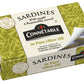 Sardines | Connetable | Sardines in Pure Olive Oil | 4.375 Ounce | Pack of 12