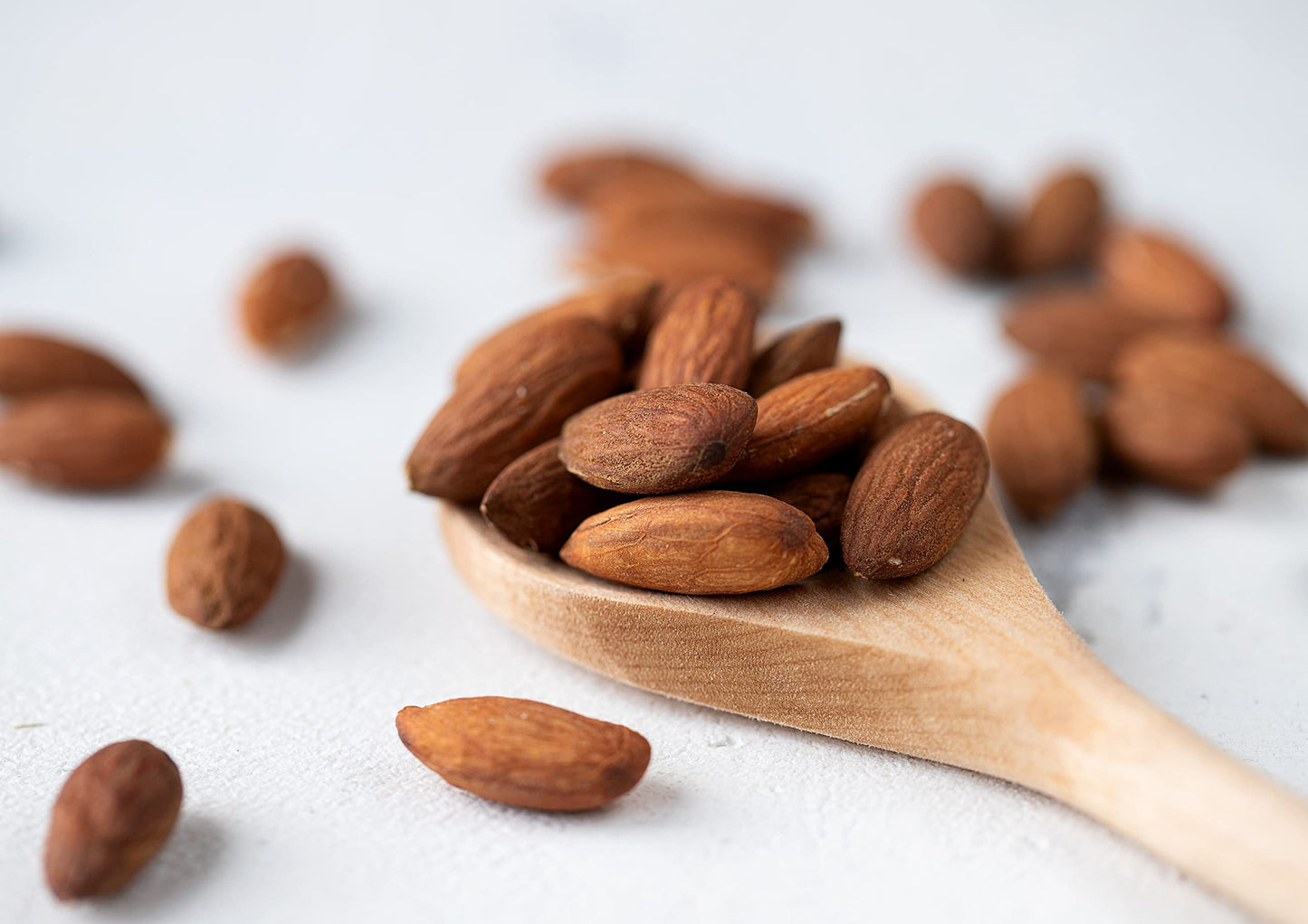 Food To Live Dry Roasted California Almonds, 5 Pounds Oven Roasted Whole Nuts, Unsalted, No Oil Added, Vegan, Kosher, Bulk. Good