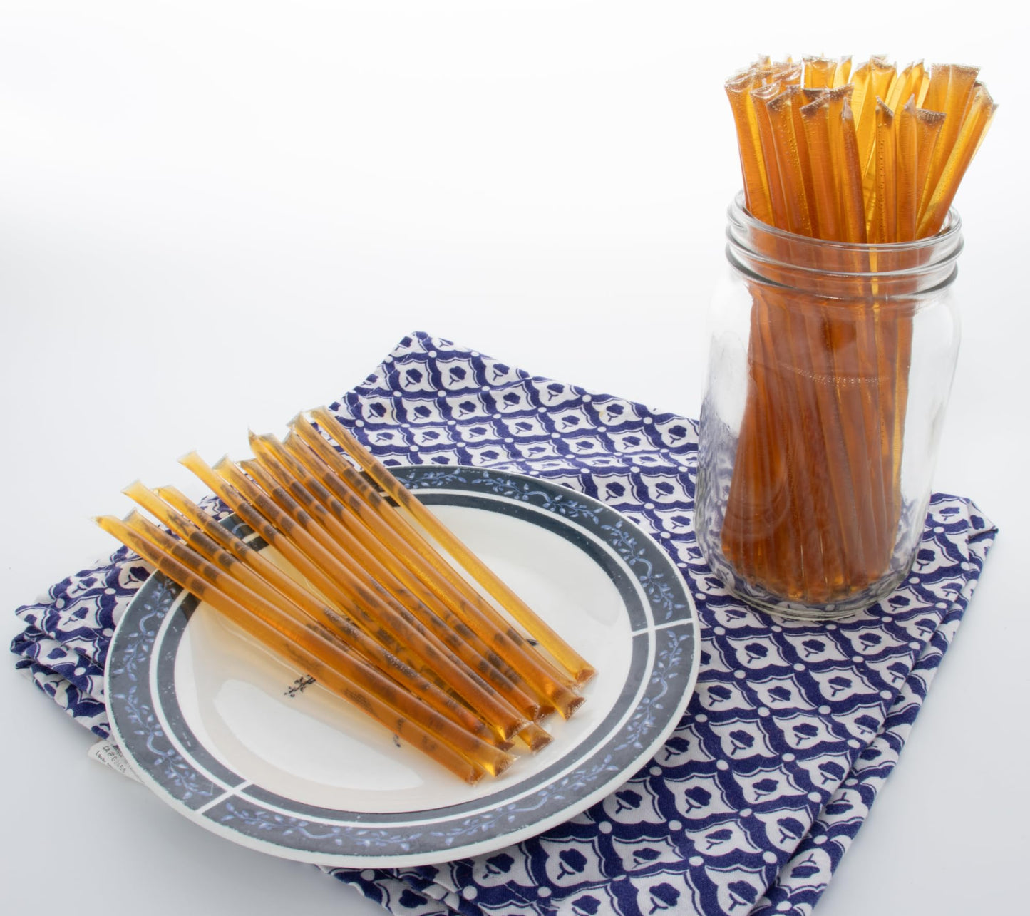 By The Cup 100% Simply Pure Honey Sticks For Tea - 50 Honey Straws