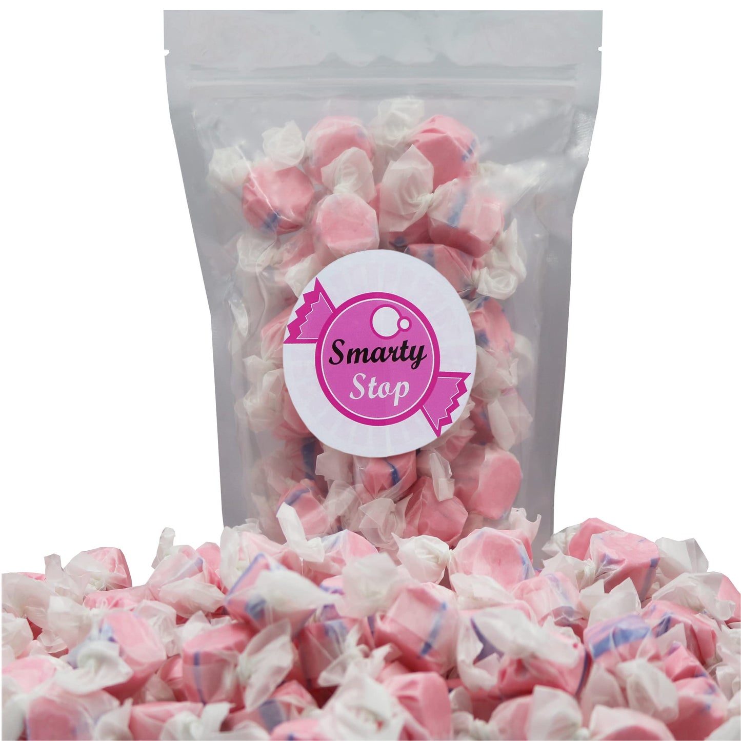 Gourmet Soft And Chewy Salt Water Taffy Candies - Individually Wrapped - Bulk Bags (Mix Berries, 2 Pound (Pack Of 1))