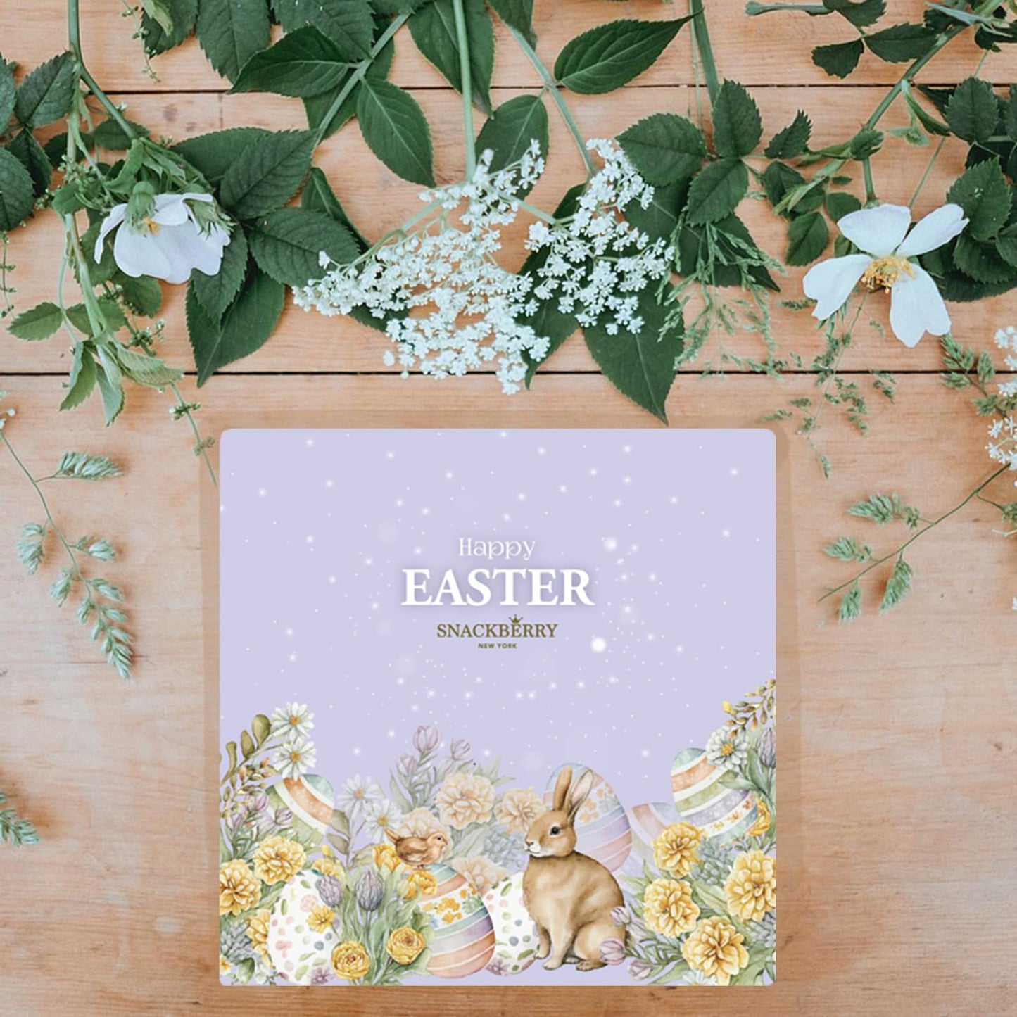 Easter Premium Chocolate Gift Box, Gourmet Assortment With Chocolate Pretzels, Maple Nuts, Yogurt Pretzels & Milk Chocolate Cara