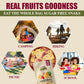 Himalayan Chef Super Reds Freeze-Dried Fruit Cashew Nut Crisps, 30G | Mix Superfood Fruits | Healthy Snacks Packed With Multivit