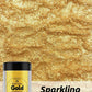 Shanlinly Gold Edible Glitter - Food Grade Shimmer Dust for Cakes, Cocktails, Vegan - 5g