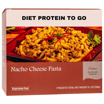 DPTG - Nacho Cheese Protein Pasta, Low Calorie, Low Carb, Low Fat, High Protein Dinner, Aspartame Free, Bariatric Food, Keto Pas