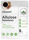 NatureBell Allulose Sweetener  5 Lbs | Keto & Vegan-Friendly  White Sugar Substitute | 0 Calorie  0 Sugar  0 Net Carb  Non-Glycemic  Browns Like Table Sugar | Bulk Supply for Baking & Beverages