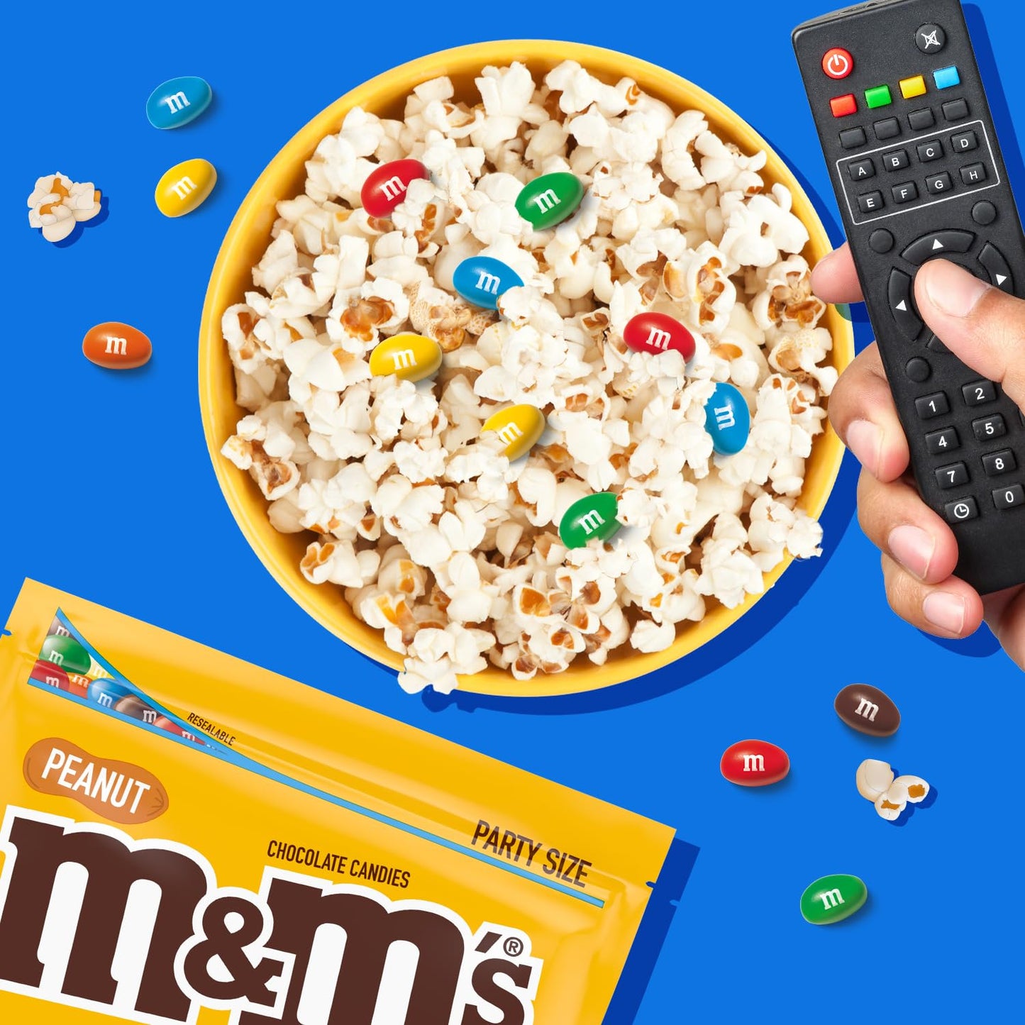 M&M'S Peanut Milk Chocolate Halloween Candy, Party Size, 38 Oz, 2 Ct Bulk Bags (Pack Of 2)