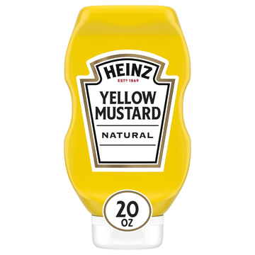 Heinz Yellow Mustard, 20 oz Bottle