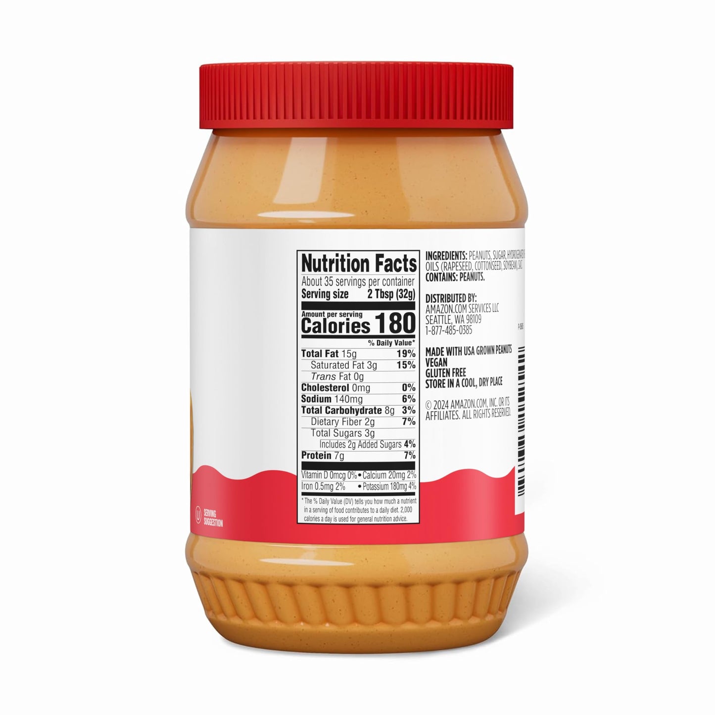 large online retailer Grocery  Creamy Peanut Butter  40 Oz (Previously large online retailer Fresh  Packaging May Vary)